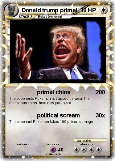 Pokemon Donald trump primal