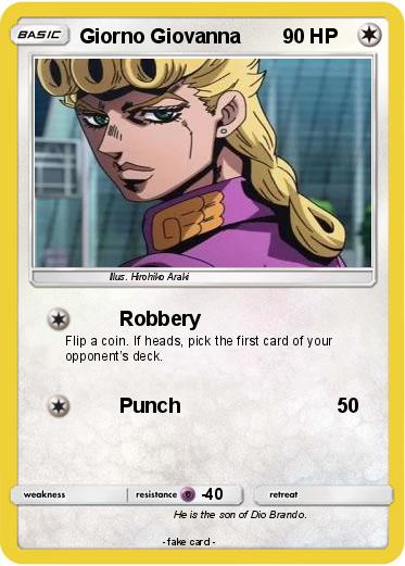 Pokemon Giorno Giovanna