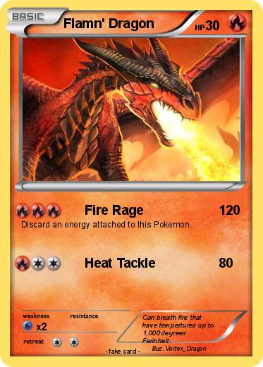 Pokemon Flamn' Dragon