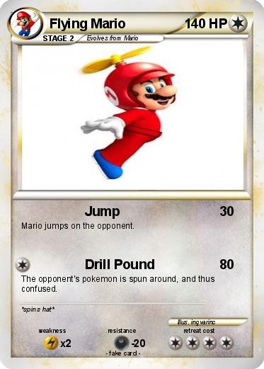 Pokemon Flying Mario