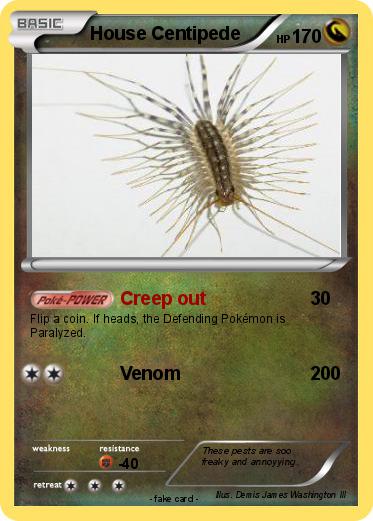 Pokemon House Centipede