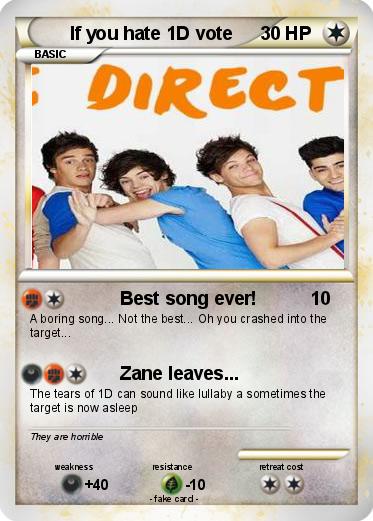 Pokemon If you hate 1D vote