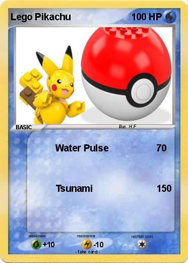 Pokemon Lego Pikachu