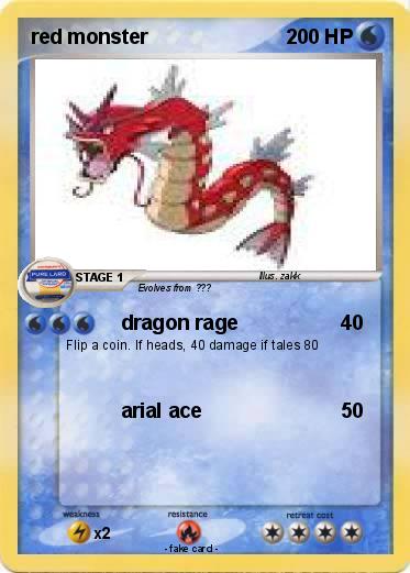 Pokemon red monster