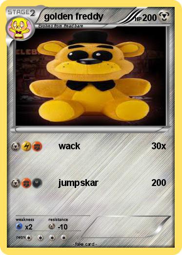Pokemon golden freddy