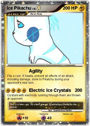 Pokemon Ice Pikachu