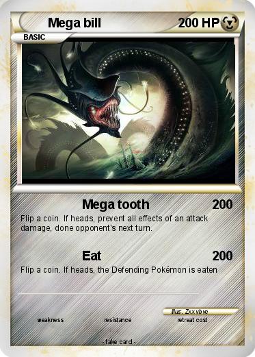 Pokemon Mega bill