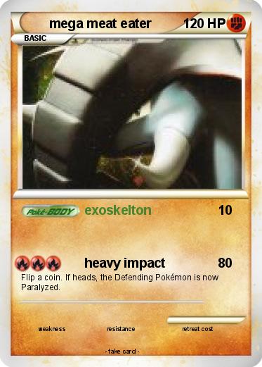 Pokemon mega meat eater