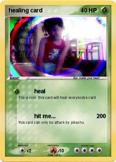 Pokemon healing card