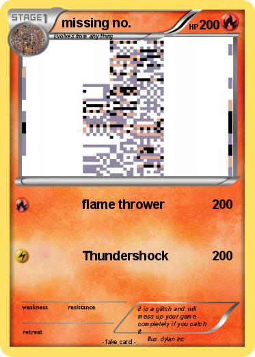 Pokemon missing no.