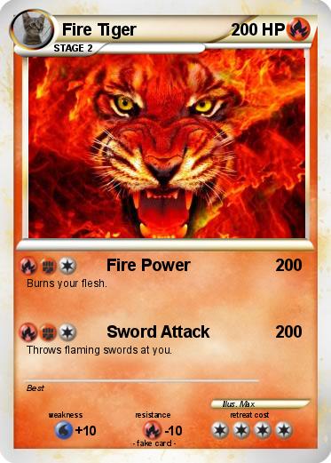 Pokemon Fire Tiger