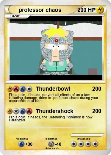 Pokemon professor chaos