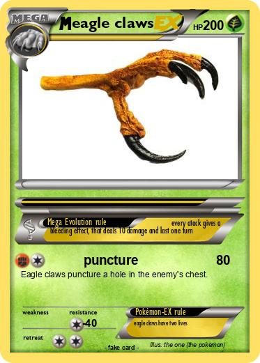 Pokemon eagle claws