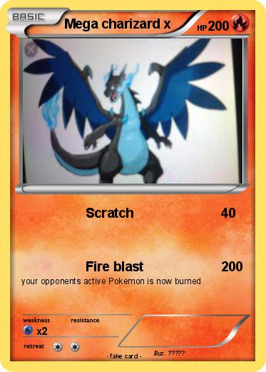 Pokemon Mega charizard x