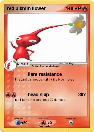 Pokemon red pikmin flower