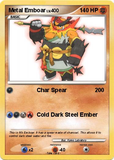 Pokemon Metal Emboar