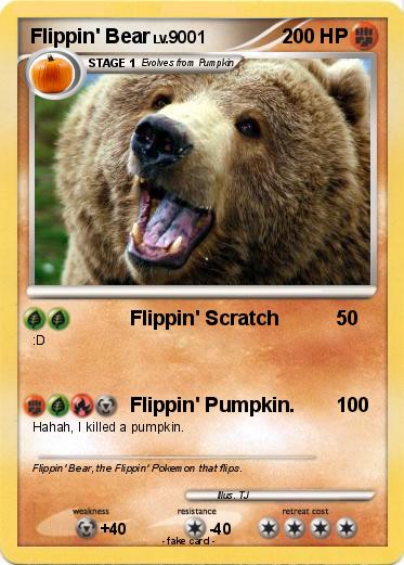 Pokemon Flippin' Bear