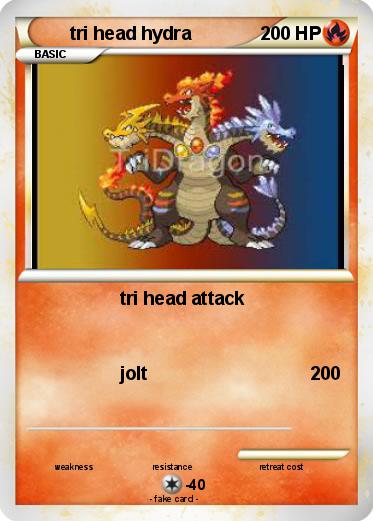 Pokemon tri head hydra