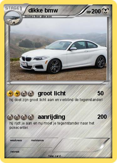 Pokemon dikke bmw