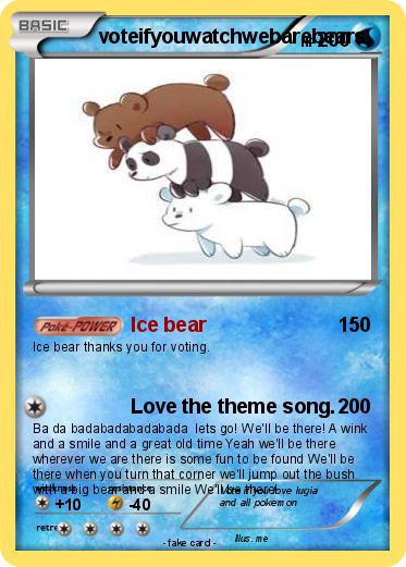 Pokemon voteifyouwatchwebarebears