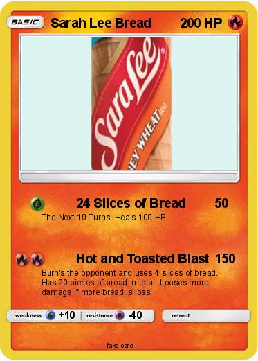 Pokemon Sarah Lee Bread