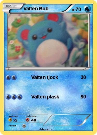 Pokemon Vatten Bob