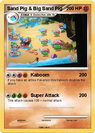 Pokemon Sand Pig & Big Sand Pig
