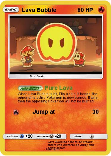 Pokemon Lava Bubble