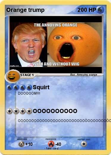 Pokemon Orange trump