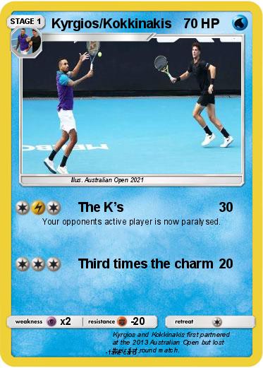 Pokemon Kyrgios/Kokkinakis