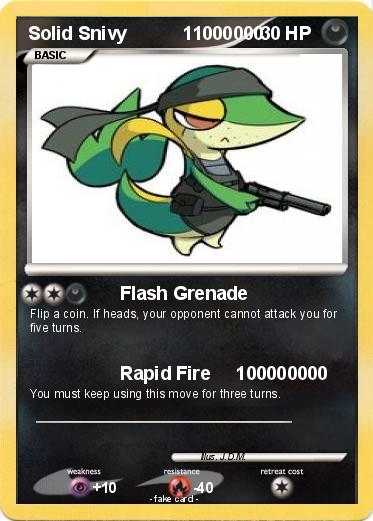 Pokemon Solid Snivy           11000000