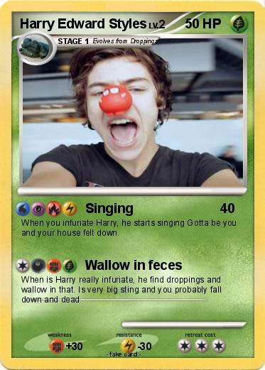Pokemon Harry Edward Styles