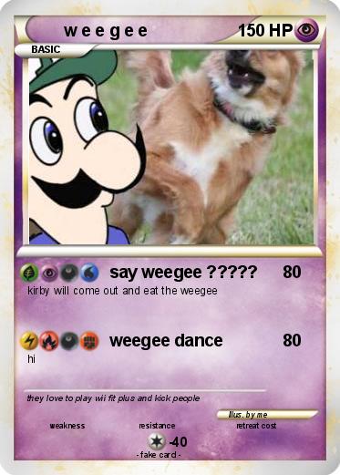 Pokemon w e e g e e