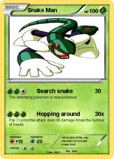Pokemon Snake Man