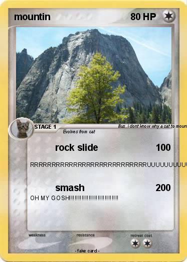 Pokemon mountin