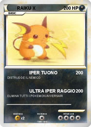 Pokemon RAIKU X