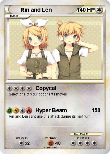 Pokemon Rin and Len
