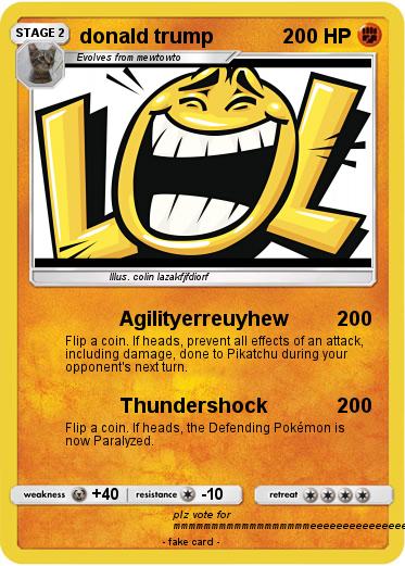 Pokemon donald trump