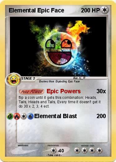 Pokemon Elemental Epic Face
