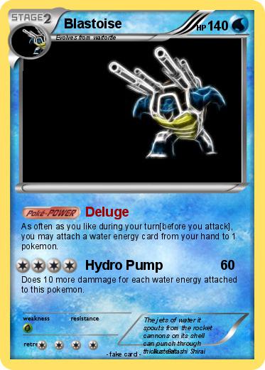 Pokemon Blastoise