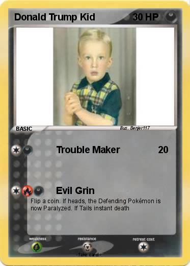 Pokemon Donald Trump Kid