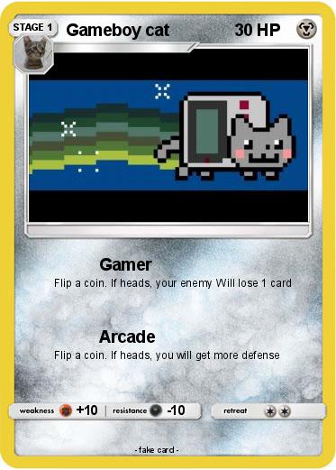 Pokemon Gameboy cat
