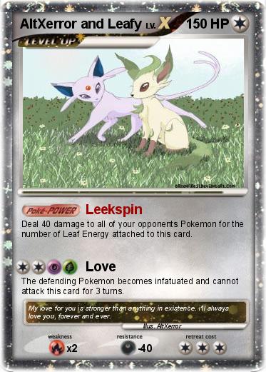Pokemon AltXerror and Leafy
