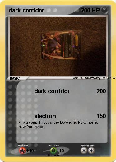 Pokemon dark corridor