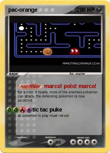 Pokemon pac-orange