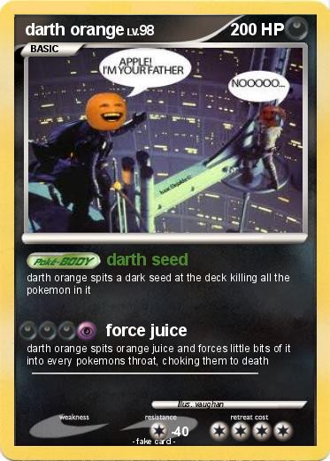 Pokemon darth orange