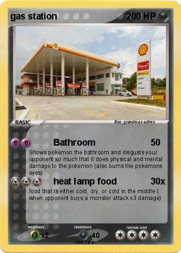 Pokemon gas station