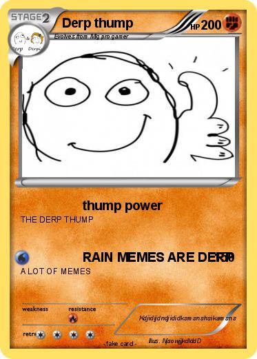 Pokemon Derp thump