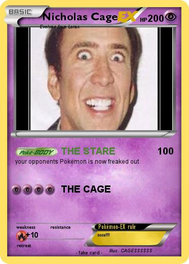 Pokemon Nicholas Cage