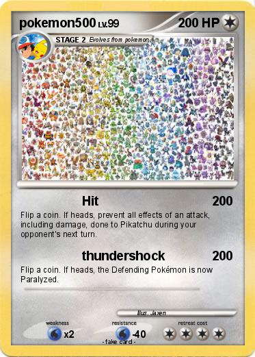 Pokemon pokemon500